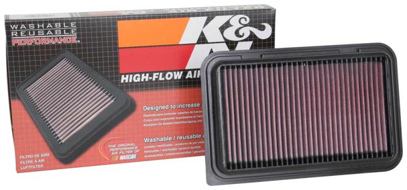 K&N 2017 Suzuki Swift V L3-1.2L F/I Replacement Drop In Air Filter K&N Engineering Air Filters - Drop In