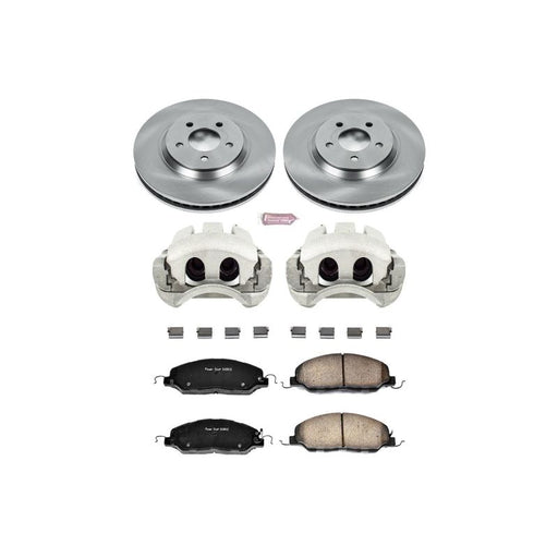 Power Stop 11-14 Ford Mustang Front Autospecialty Brake Kit w/Calipers PowerStop Brake Kits - OE
