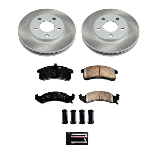 Power Stop 92-93 Pontiac Trans Sport Front Semi-Coated Rotor Kit PowerStop Brake Kits - Performance Blank