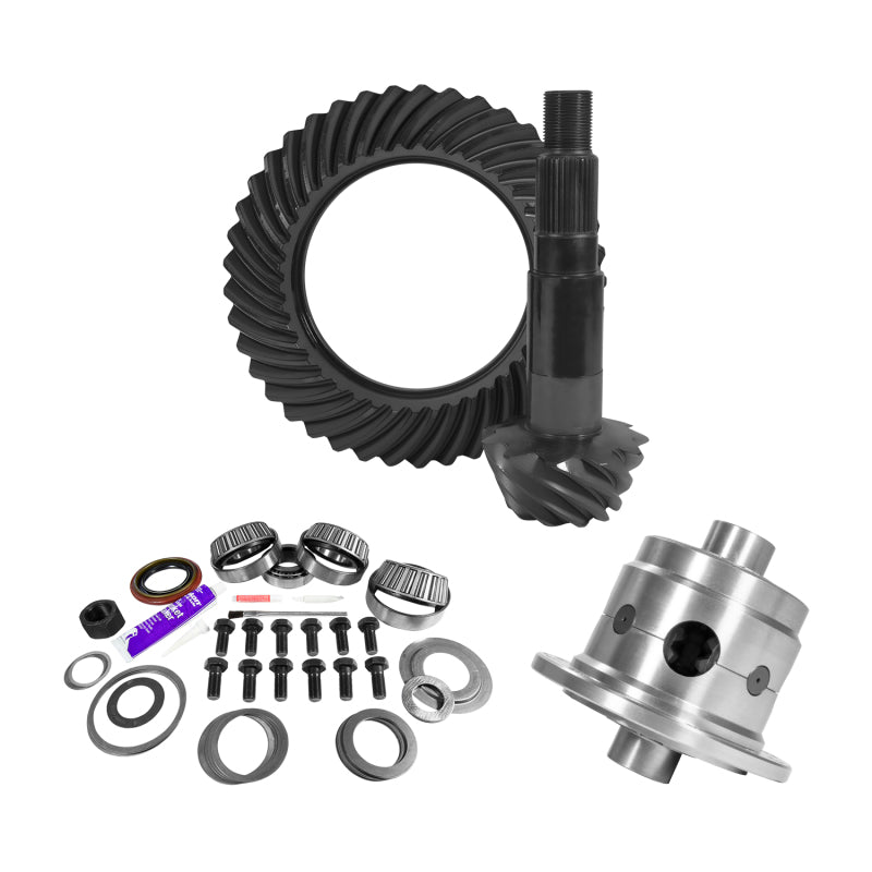 Yukon Gear 11.25in Dana 80 3.54 Rear Ring & Pinion Install Kit 35 Spline Positraction 4.125in BRG Yukon Gear & Axle Differential Install Kits