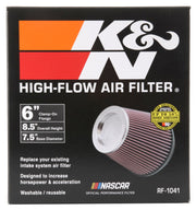 K&N Round Tapered Universal Air Filter 6 inch Flange 7 1/2 inch Base 5 inch Top 7 1/2 inch Height K&N Engineering Air Filters - Universal Fit