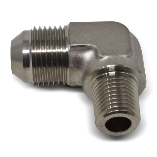10AN 90 Degree Flare To 1/2" Pipe Adapter Fitting With Endura Finish RUSSELL Autoparts