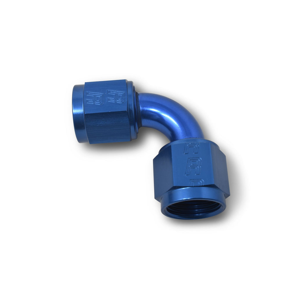 10AN 90 Degree Swivel Coupler Adapter Fitting With Blue Finish