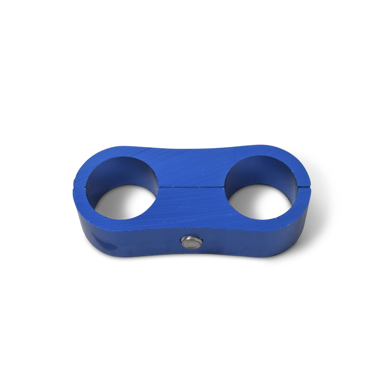 10AN Aluminum Hose Separator For Two 10AN Size Tubing With Blue Finish - Pair RUSSELL Autoparts