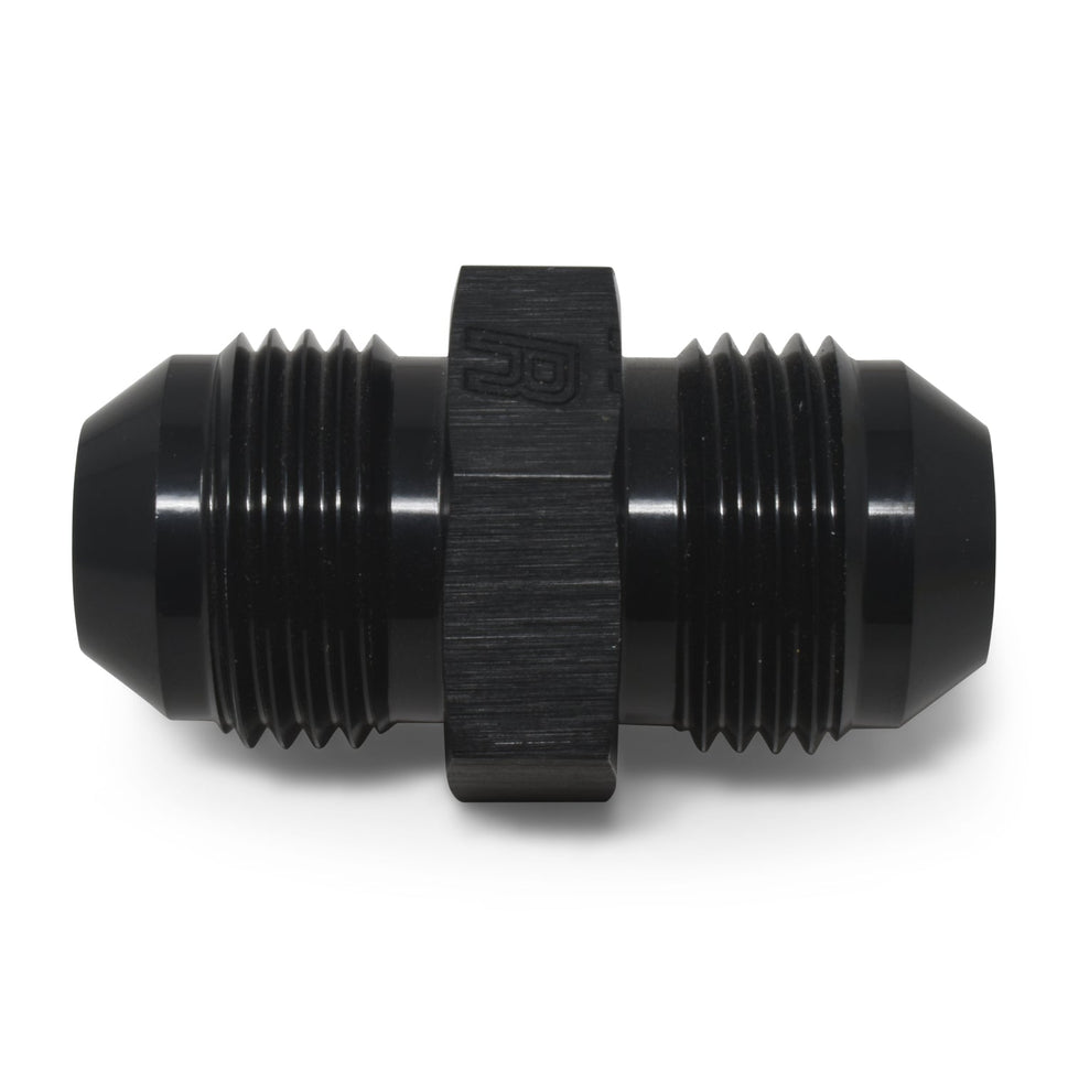 10AN Flare Union Adapter Fitting With Black Finish