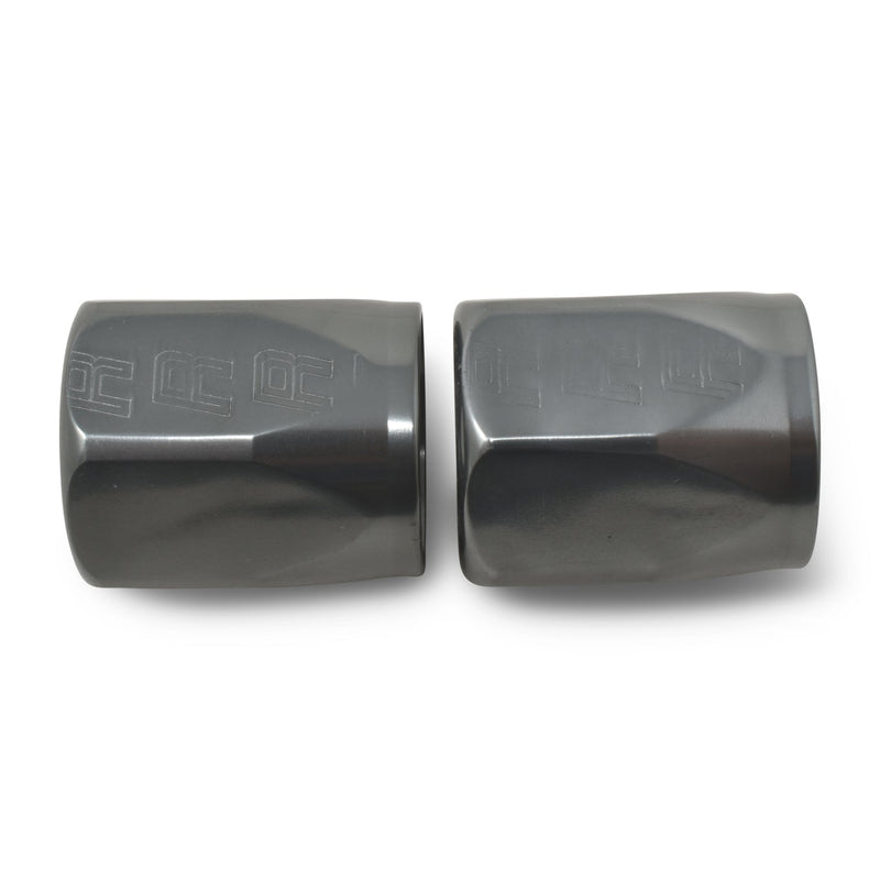 10AN Hose End Socket With Natural Anodized Finish - Pair RUSSELL Autoparts