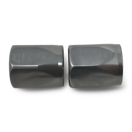 10AN Hose End Socket With Natural Anodized Finish - Pair RUSSELL Autoparts