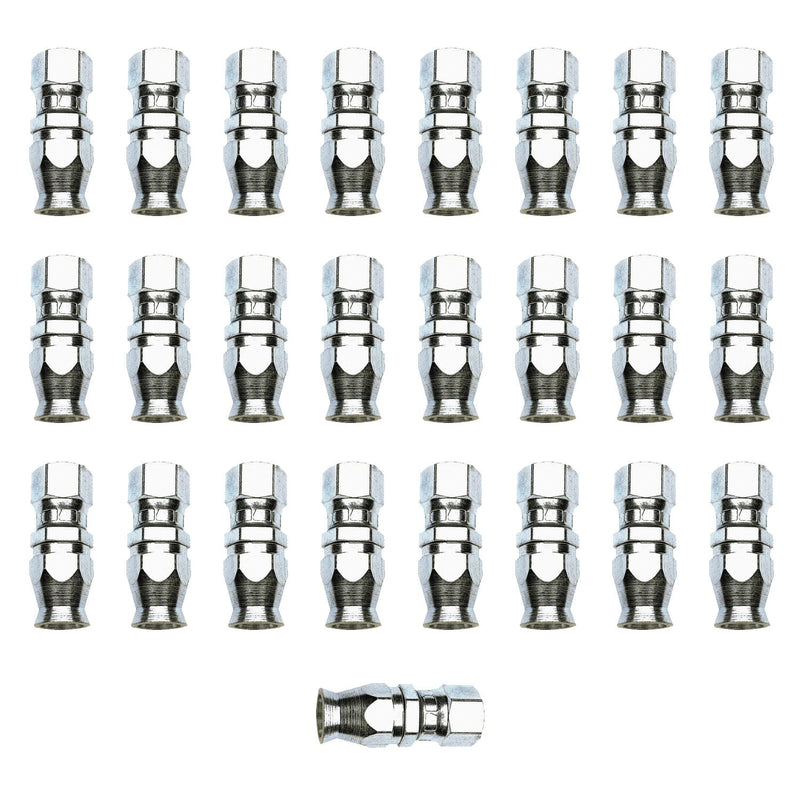 10AN PowerFlex Straight Hose End With Endura Finish - 25 Pack RUSSELL Autoparts