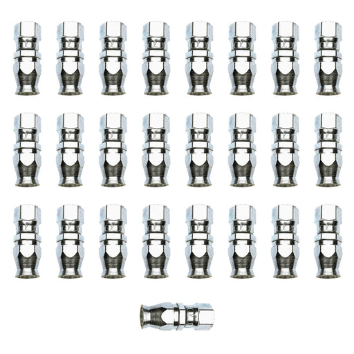 10AN PowerFlex Straight Hose End With Endura Finish - 25 Pack RUSSELL Autoparts