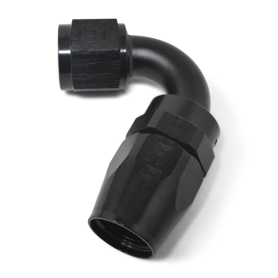 10AN ProClassic Swivel 120 Degree Tight Radius Hose End With Black Finish