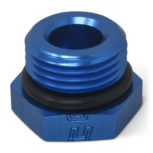 10AN Straight Thread Plug Adapter Fitting And O-Ring With Blue Finish RUSSELL Autoparts
