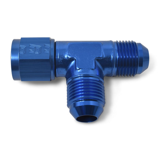 10AN Tee - Female An On Run Fitting With Blue Finish RUSSELL Autoparts