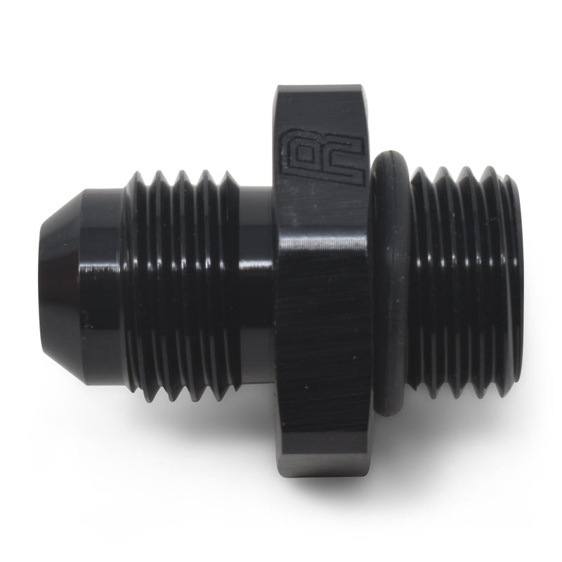 10AN To 10AN Radius Port O-Ring Boss Adapter With Black Finish RUSSELL Autoparts