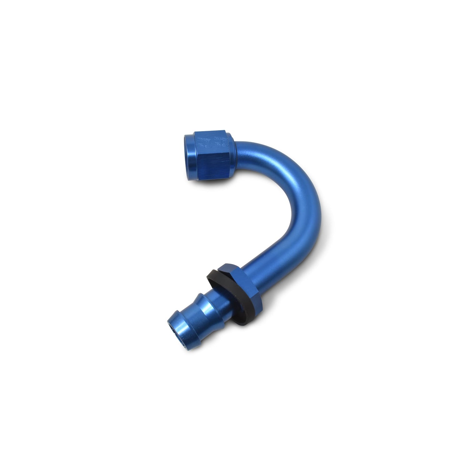 10AN Twist-Lok 150 Degree 1-1/4" Radius Hose End With Blue Finish RUSSELL Autoparts