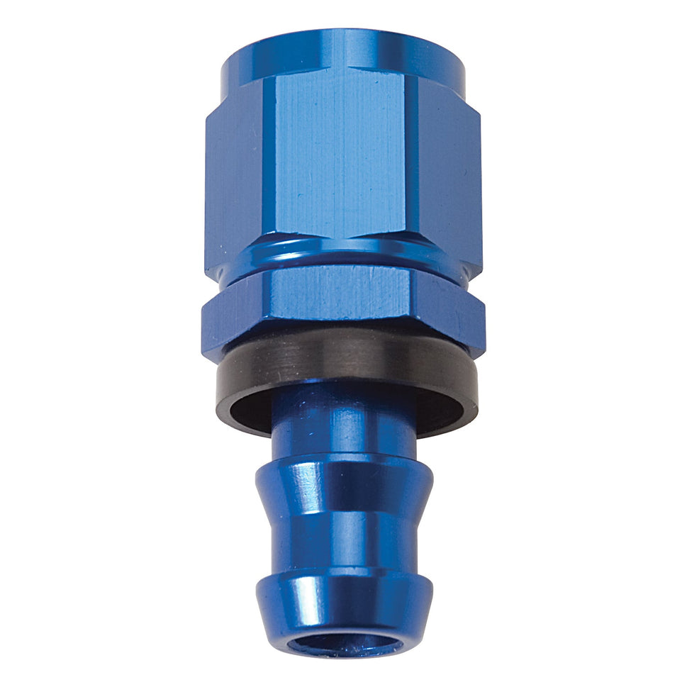 10AN Twist-Lok Straight Hose Ends With Blue Finish