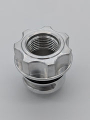 Granatelli GM LS/LT / Ford Coyote -10AN ORB Female Threaded Insert Vented Oil Fill Cap - Natural Granatelli Motor Sports Oil Caps