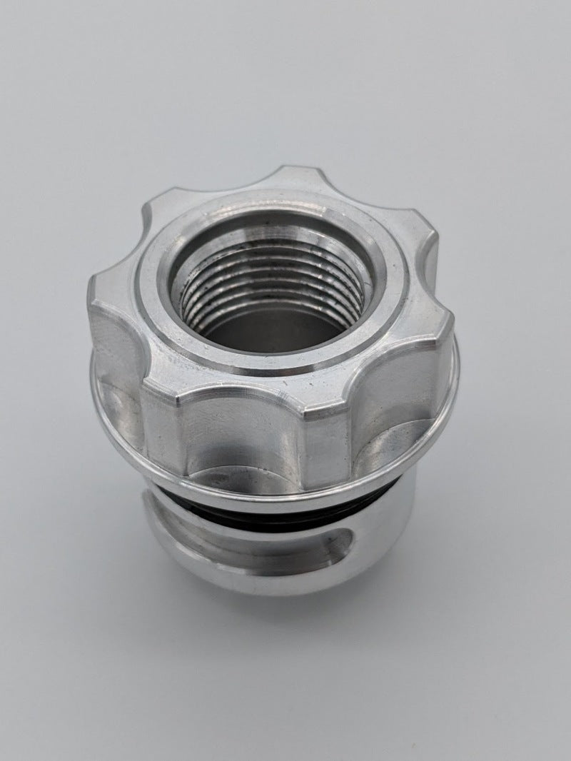 Granatelli GM LS/LT / Ford Coyote -10AN ORB Female Threaded Insert Vented Oil Fill Cap - Natural Granatelli Motor Sports Oil Caps
