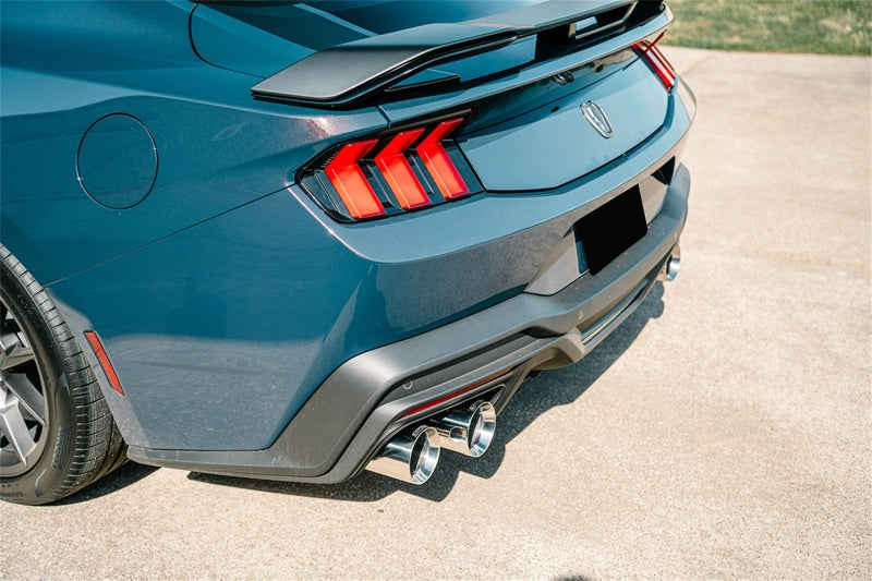 Corsa 24+ Ford Mustang Dark Horse 5.0L 3in Dual Rear Axle-Back w/Twin 4.5in Polish Straight Tips CORSA Performance Axle Back