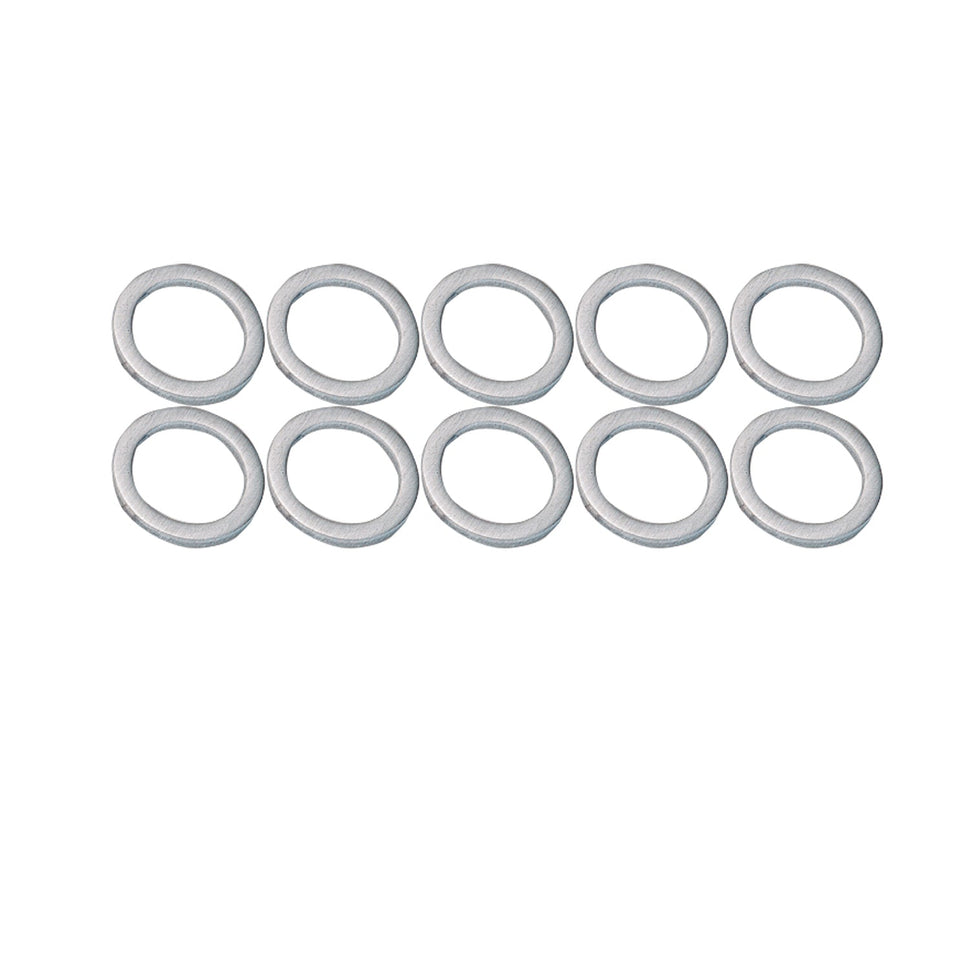 10MM-3/8" Sealing Brake Crush Washers For Russell Street Legal Hose - 10 Pack