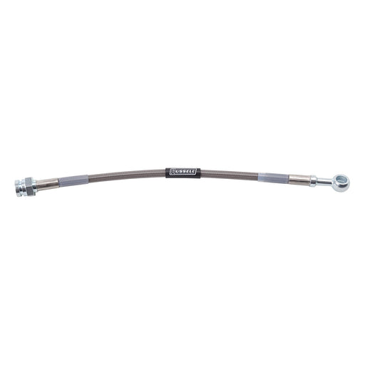 10mm Banjo 3/8" To 3/16" Hardline Universal Endura Brake Hose - 13" Length RUSSELL Autoparts
