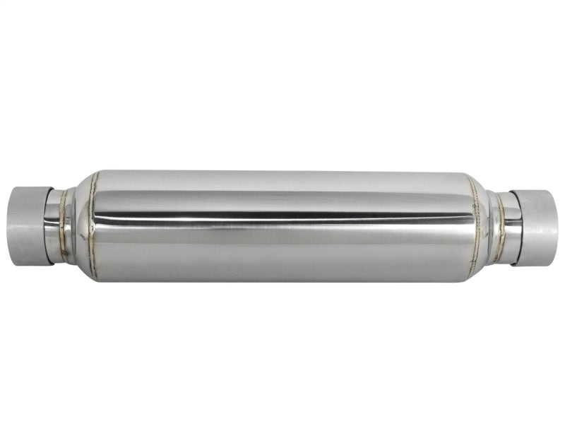 aFe MACH Force-Xp 304 Stainless Steel Resonator 2.5in Inlet/Outlet x 4in Dia x 15in Body x 19in L aFe X Pipes