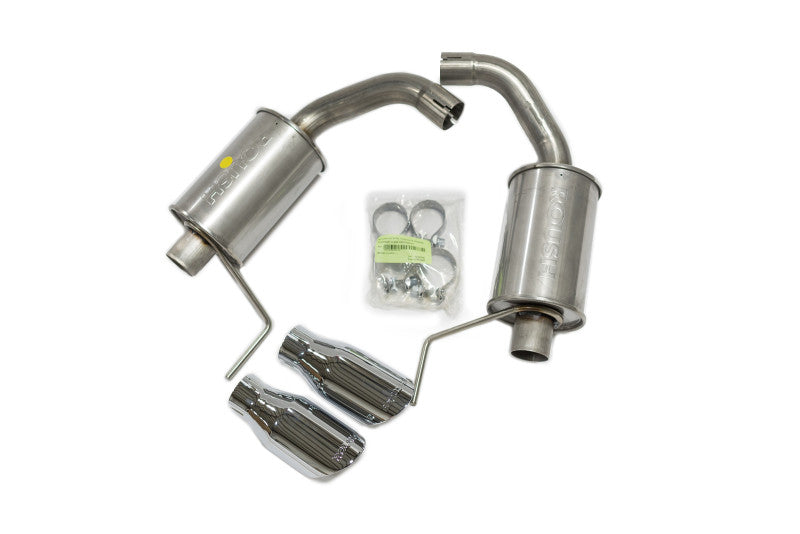 Roush 15-26 Ford Mustang 3.7L/2.3L V6/I4 Exhaust Kit w/ Round Tips Roush Axle Back