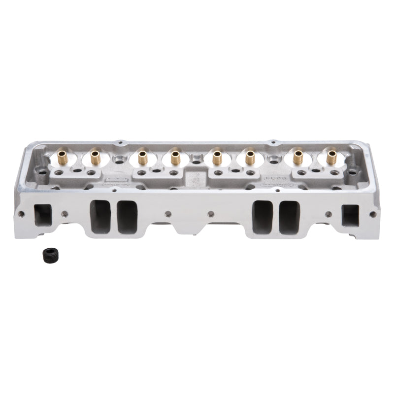 Edelbrock Cylinder Head SBC NHRA Legal 64cc Straight Plug Bare Single Edelbrock Heads