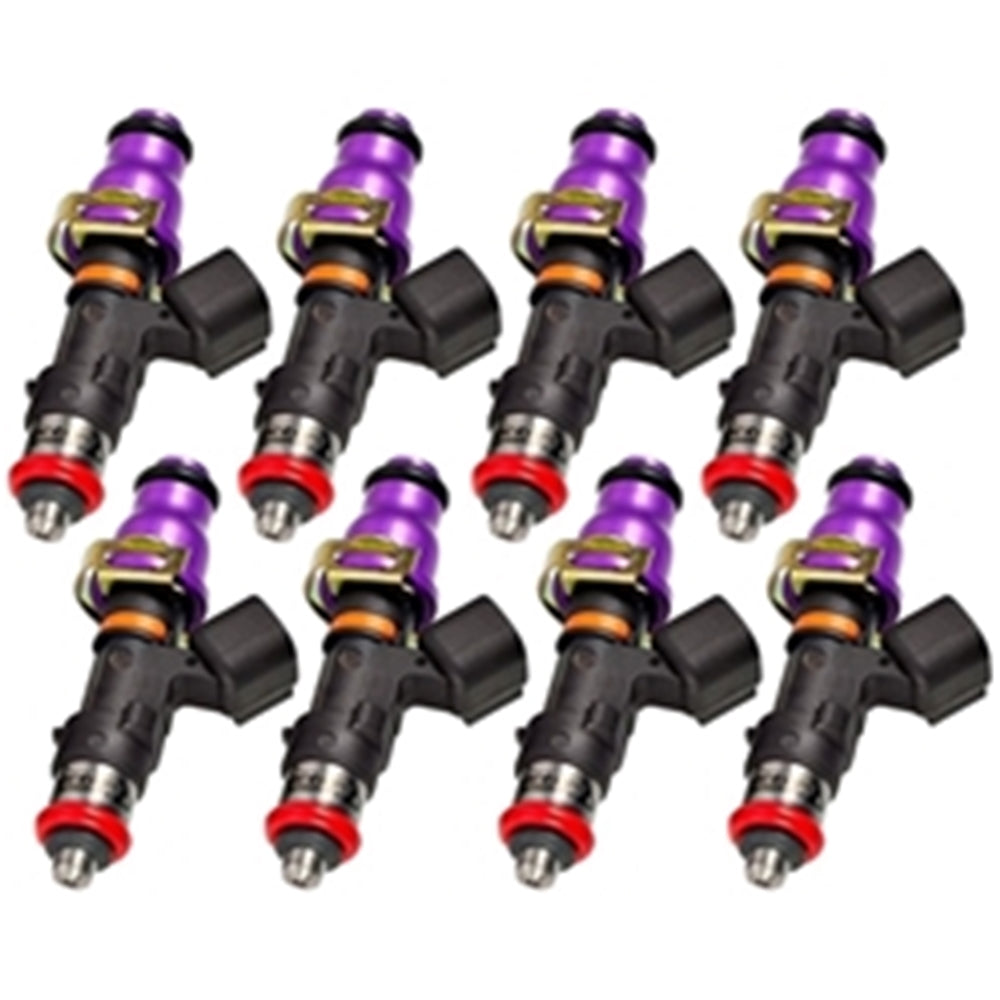 Injector Dynamics 1340cc Injectors- 34mm Length-No Adapt Top(14mm O-Ring)/15mm Low O-Ring(Set of 8) 1300.34.14.15.8