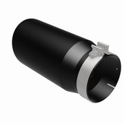 MagnaFlow Tip Stainless Black Coated Single Wall Round Single Outlet 6in Dia 5in Inlet 13in L Magnaflow Tips