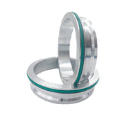 Granatelli Aluminum Dual Seal Clamp 3.0in Weld-on Ferrule Set Granatelli Motor Sports Clamps