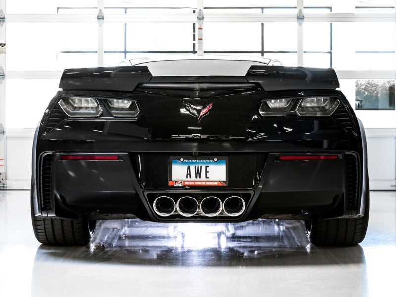 AWE Tuning 14-19 Chevy Corvette C7 Z06/ZR1 (w/o AFM) Touring Edition Axle-Back Exhaust w/Chrome Tips AWE Tuning Axle Back
