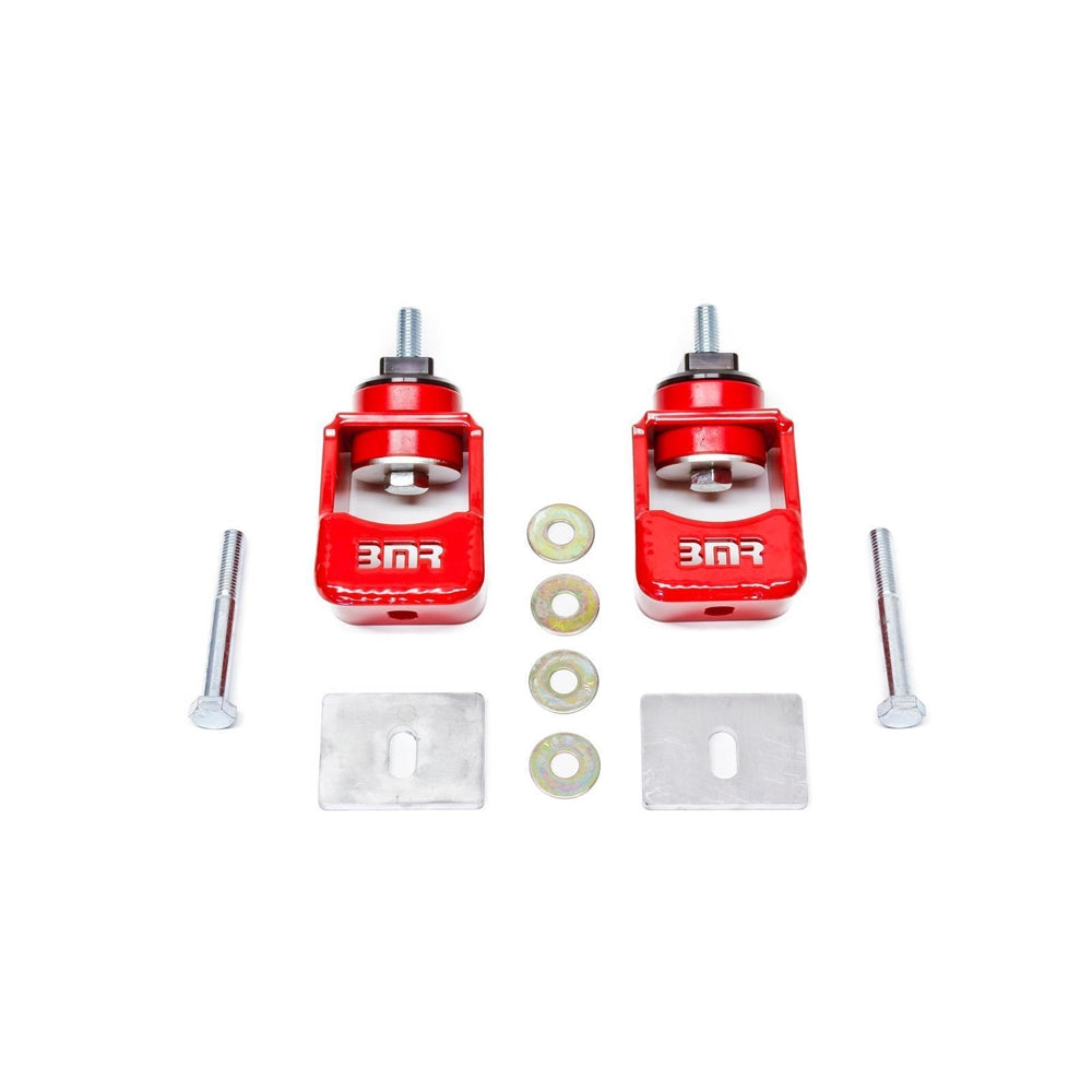 BMR 10-15 5th Gen Camaro Motor Mount Kit (Polyurethane) - Red (Spacers Not Included) MM004R