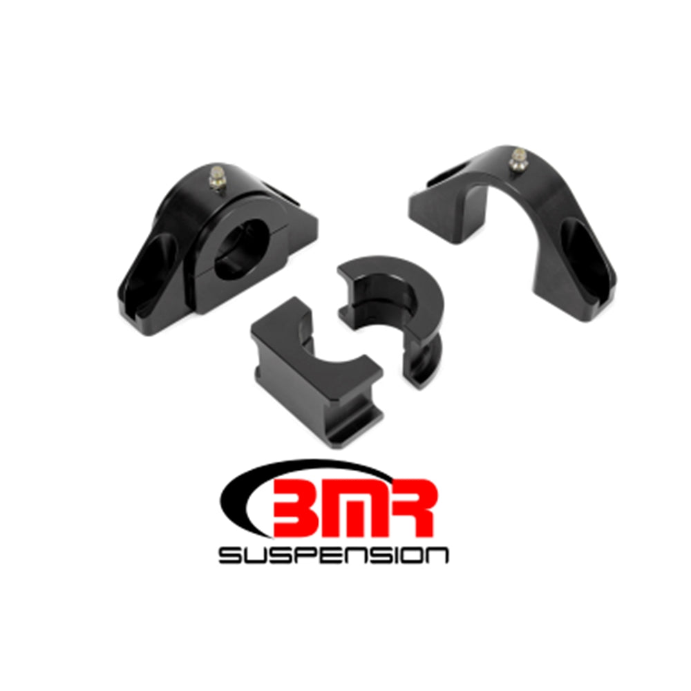 BMR Universal 1.375in Billet Aluminum Sway Bar Mount Mount (Polyurethane) - Black SMK010