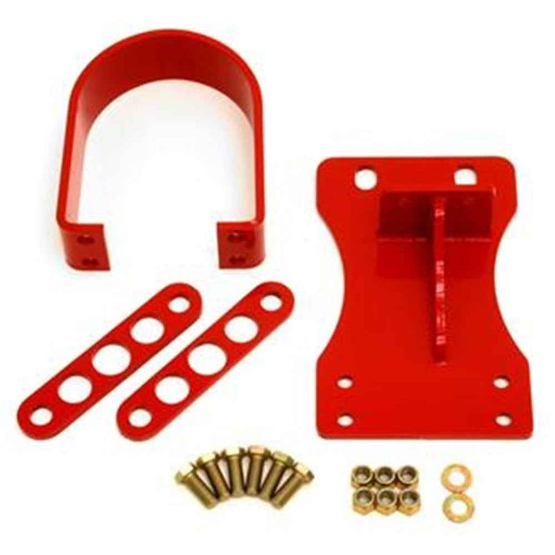 BMR 10-15 5th Gen Camaro V8 Manual/V6 Automatic Front Driveshaft Safety Loop - Red DSL014R My Store