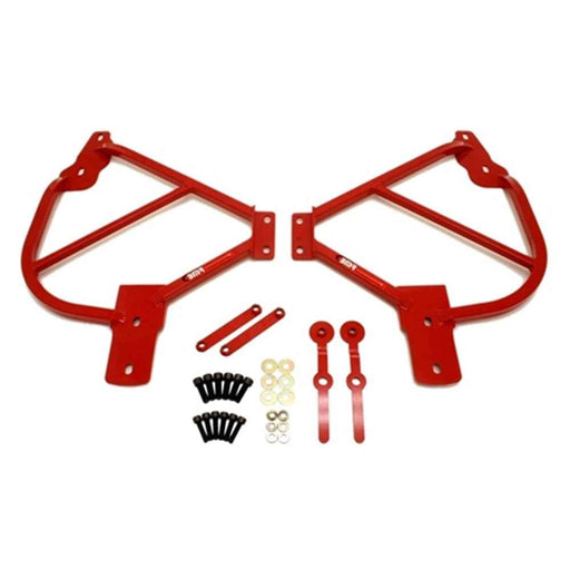 BMR Suspension 10-15 5th Gen Camaro Bolt-On Subframe Connectors - Red SFC015R - DSP PERFORMANCE MOTORSPORTS