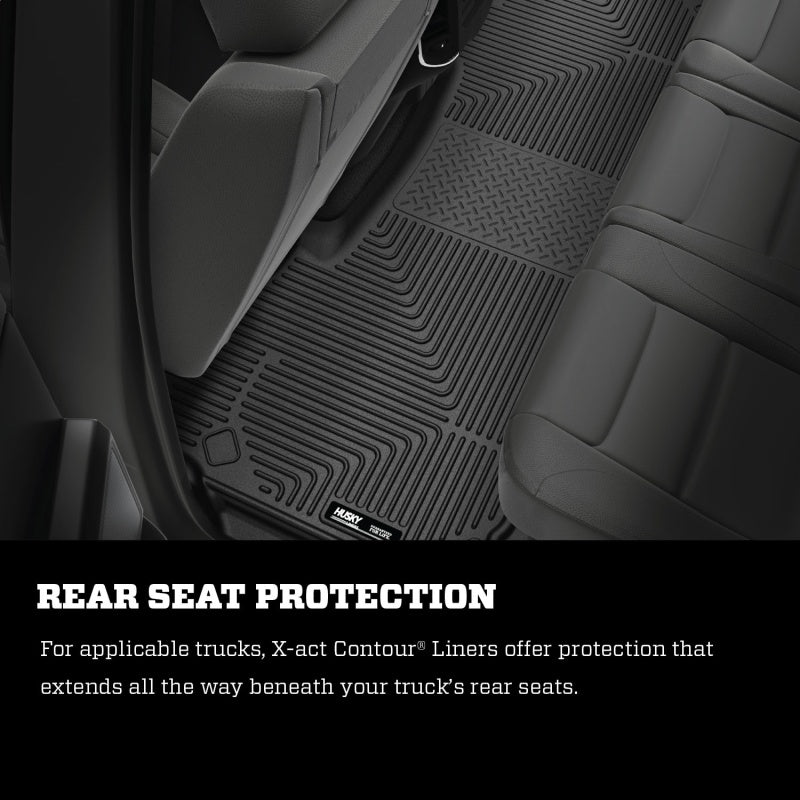 Husky Liners 20-22 Tesla Y X-ACT 2nd Seat Floor Liner - Blk Husky Liners Floor Mats - Rubber