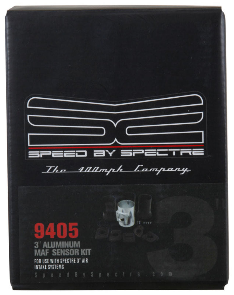 Spectre Mass Air Flow Sensor Adapter Kit (3in.) - Aluminum Spectre Mass Air Flow Sensors