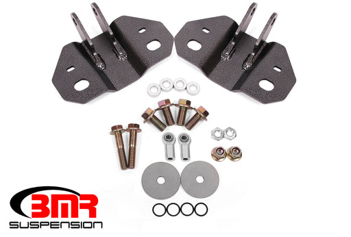 BMR Suspension 15-19 Ford Mustang Rear Upper Shock Mount- Hammertone Black BMR Suspension Shock Mounts & Camber Plates