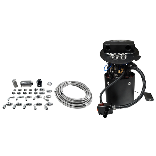 DeatschWerks X3 Series Fuel Pump Module w/ Triple DW400 Pumps/PTFE Plumbing Kit 11-24 Ford Mustang DeatschWerks Fuel Pumps