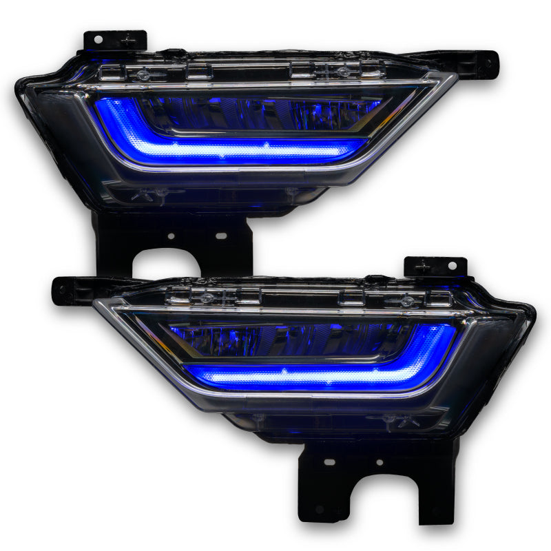 Oracle 21-22 Ford F-150 ColorSHIFT RGB+W Fog Light DRL Upgrade Kit w/ No Controller ORACLE Lighting Headlights