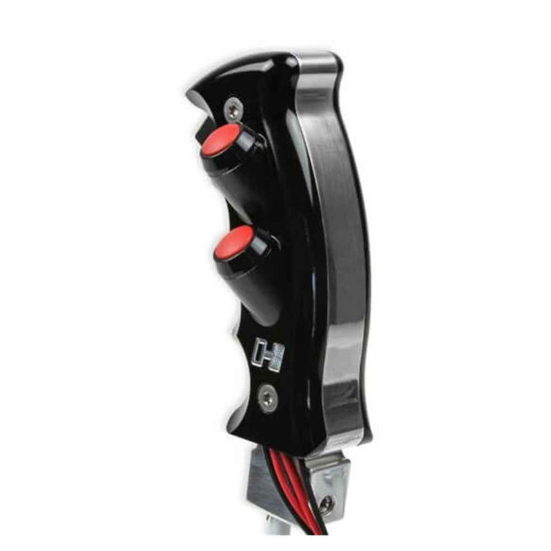 PISTOL GRIP PLATE, 2 BUTTON, BLACK 1539004 My Store