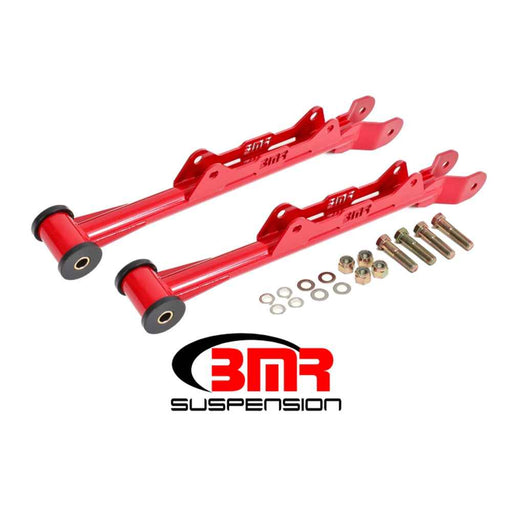 BMR 10-15 5th Gen Camaro Chrome Moly Non-Adj. Rear Lower Control Arms (Delrin) - Red MTCA030R - DSP PERFORMANCE MOTORSPORTS