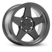 Mickey Thompson Open 5 Black Wheel - 17X9 6X135 BP 4.53in BS -12 Offset 87.1mm Bore - 274534 Mickey Thompson Wheels - Cast