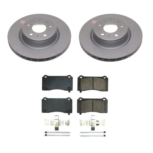Power Stop 17-21 Tesla 3 Front Z17 Coated Brake Kit PowerStop Brake Kits - Performance Blank
