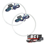 Oracle Ford Mustang 13-14 Halo Kit - HID (Projector) Style - ColorSHIFT w/ BC1 Controller ORACLE Lighting Headlights