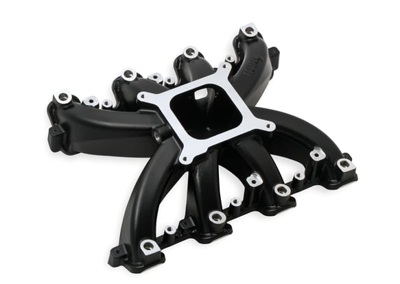 Holley Single Plane EFI Intake - GM LS3/L92 - Black 300-136BK