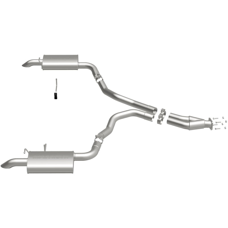 MagnaFlow 75-79 Chevy Corvette V8 5.7L Dual Split Rear Exit Stainless Cat-Back Perf Exhaust Magnaflow Catback