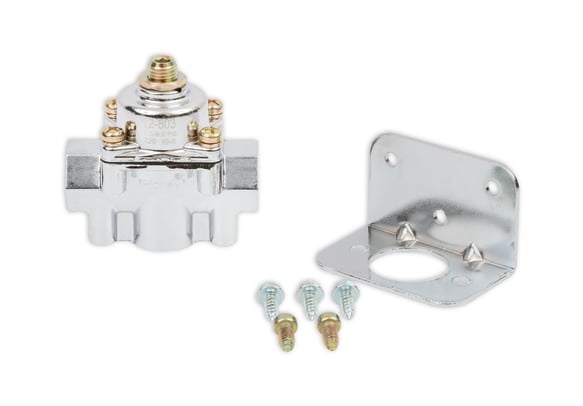 Chrome Carbureted Fuel Pressure Regulator 12-803 HOLLEY Autoparts