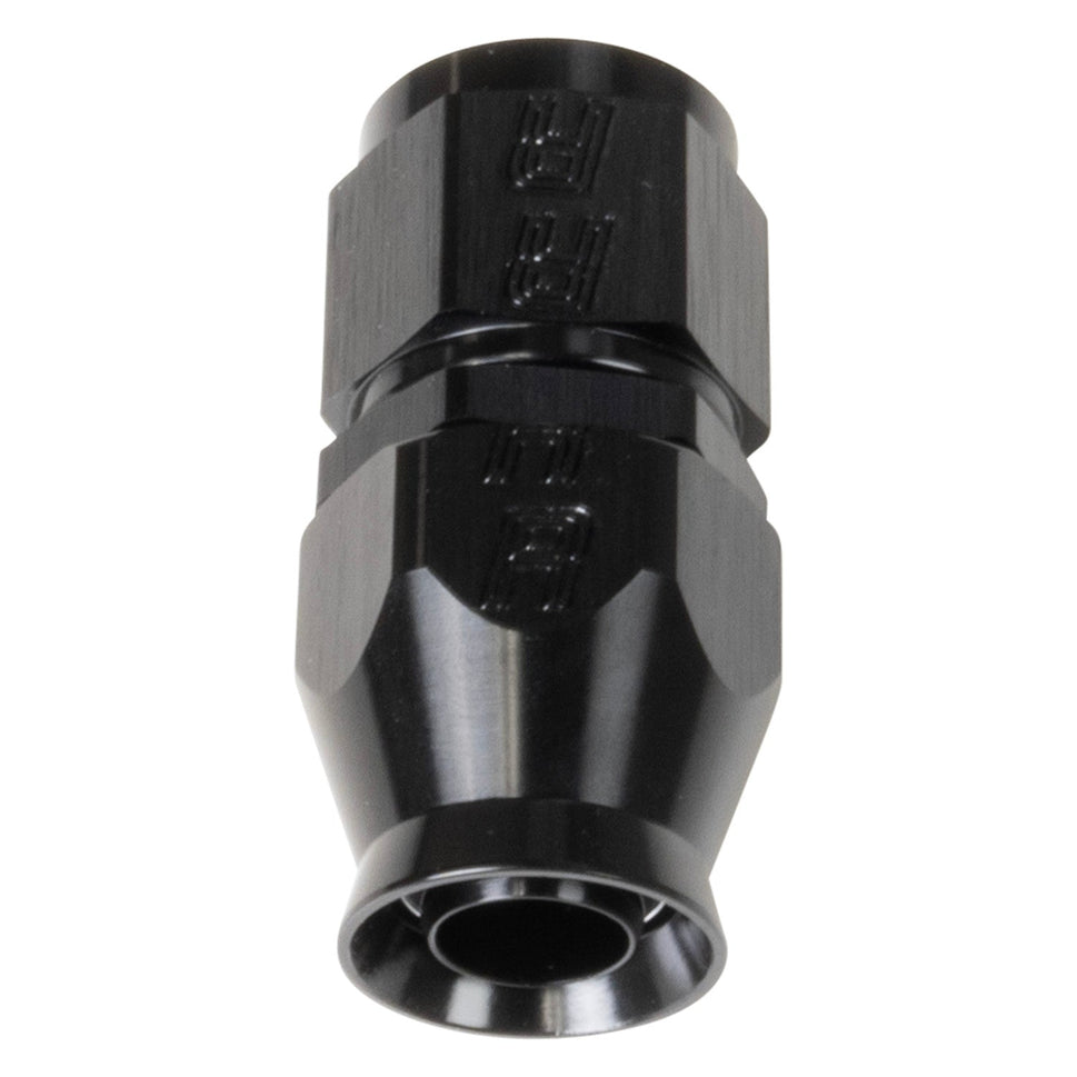 12 AN Pro PTFE Straight Swivel Hose End With Black Finish