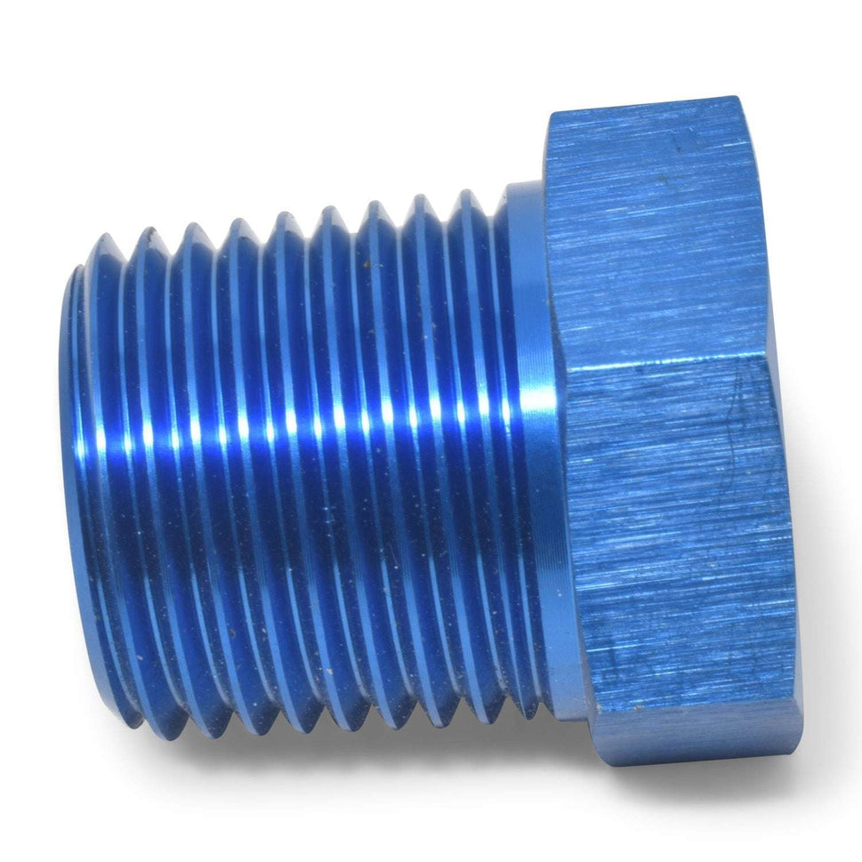 1/2" Male To 3/8" Female Pipe Bushing Reducer Adapter Fitting With Blue Finish